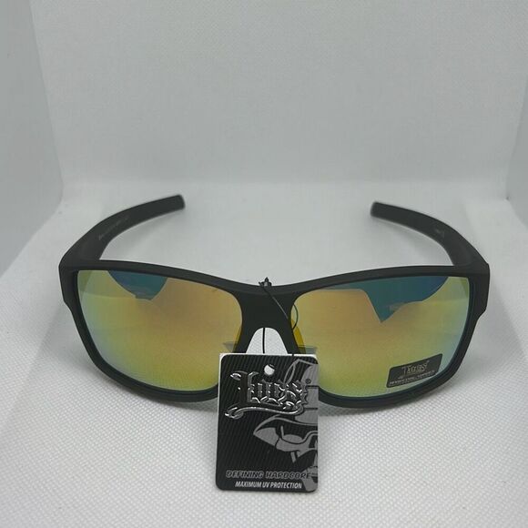 Locs Mens Mirrored Hardcore Sunglasses - Picture 3 of 3